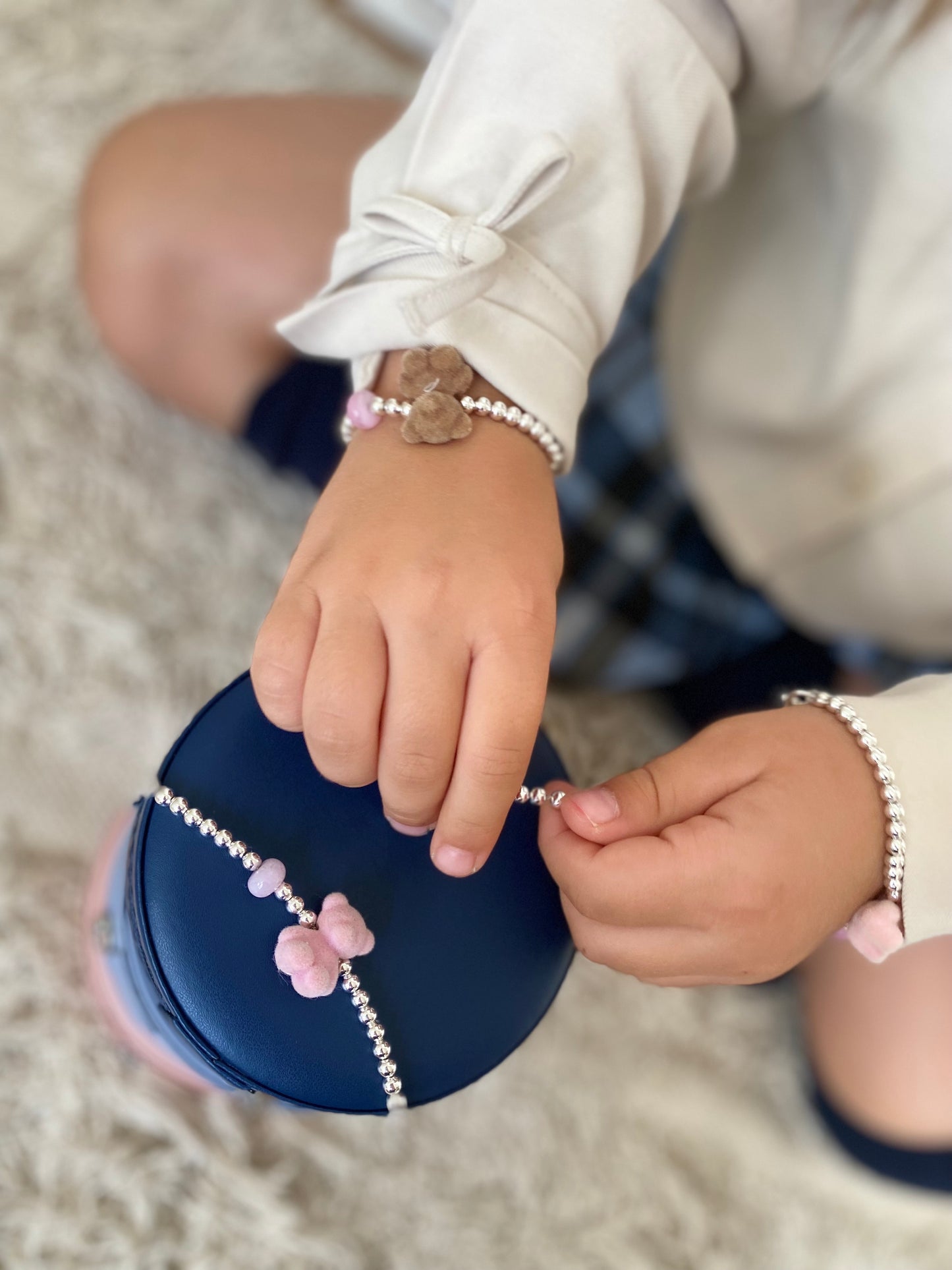 The Original 925 Teddy Bracelet - Brown Bear