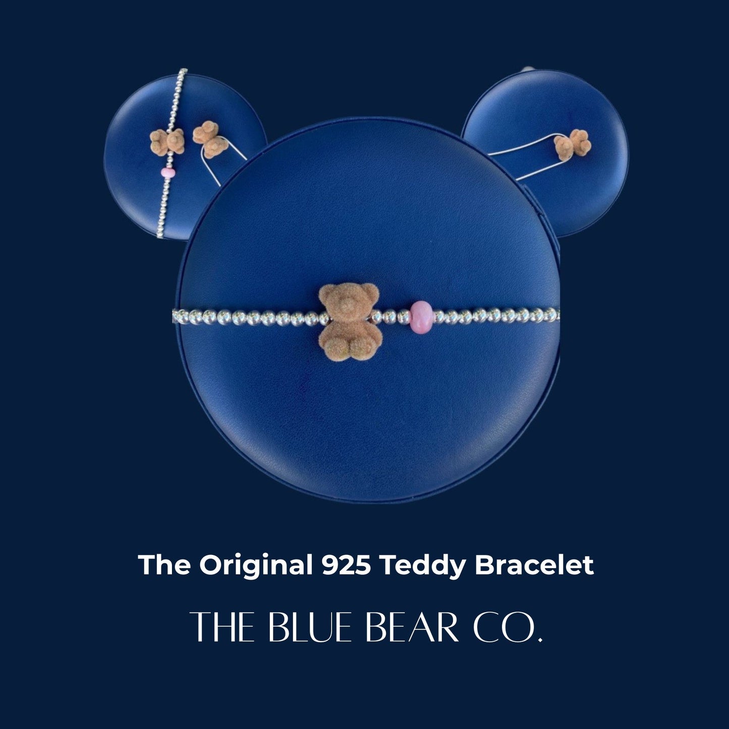 The Original 925 Teddy Bracelet - Brown Bear