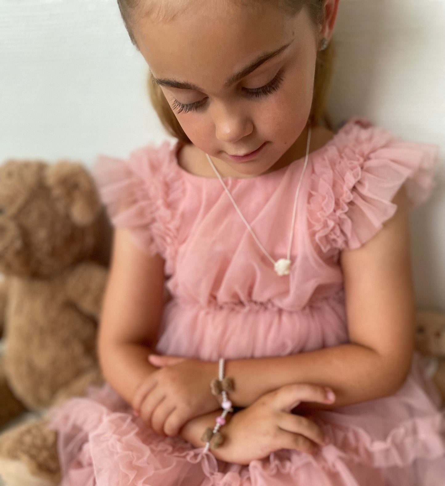 The Original 925 Teddy Bracelet - Brown Bear