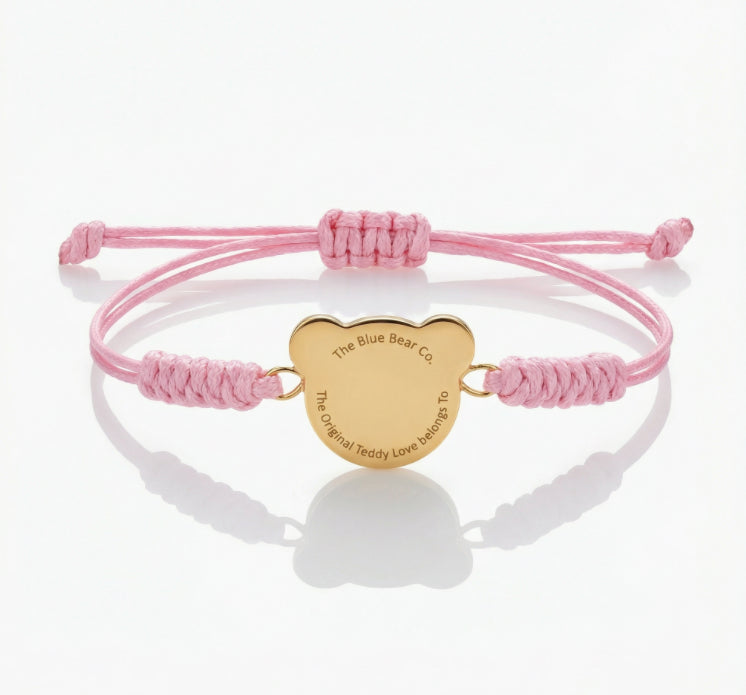 Teddy Love cord pink bracelet