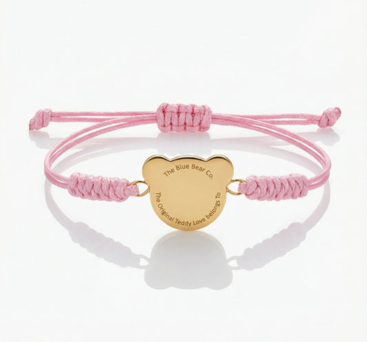 Teddy Love cord pink bracelet