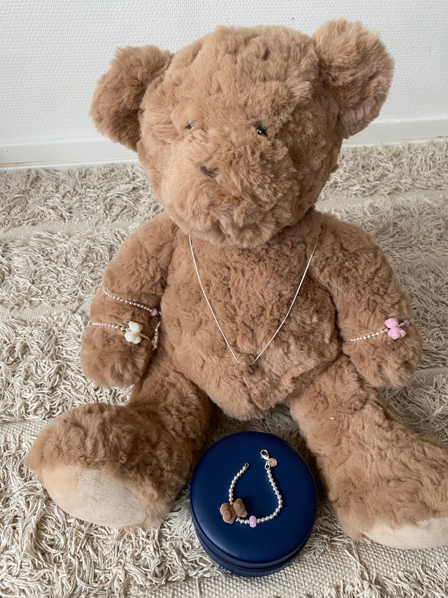 The Original 925 Teddy Bracelet - Brown Bear