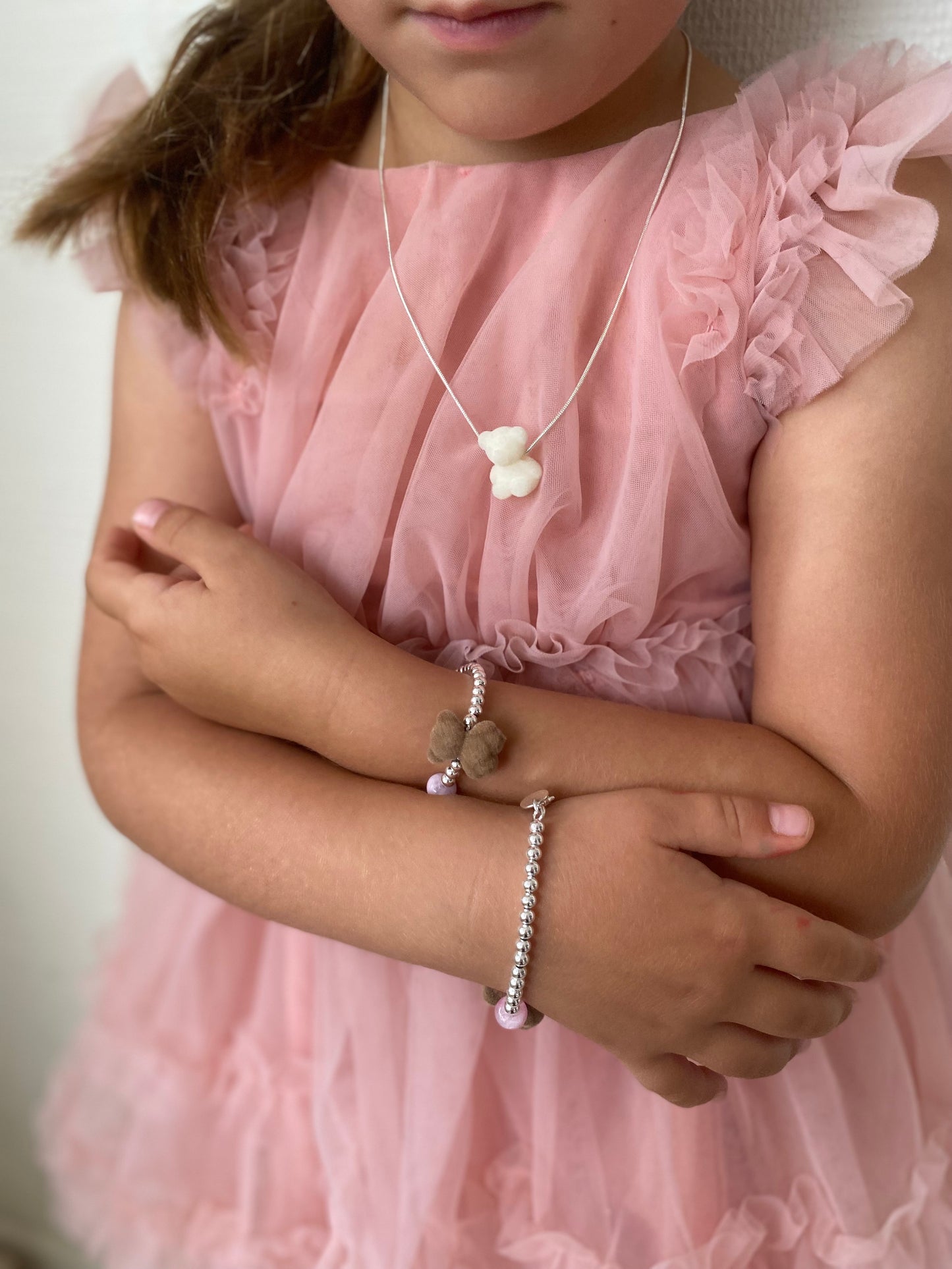 The Original 925 Teddy Bracelet - Brown Bear