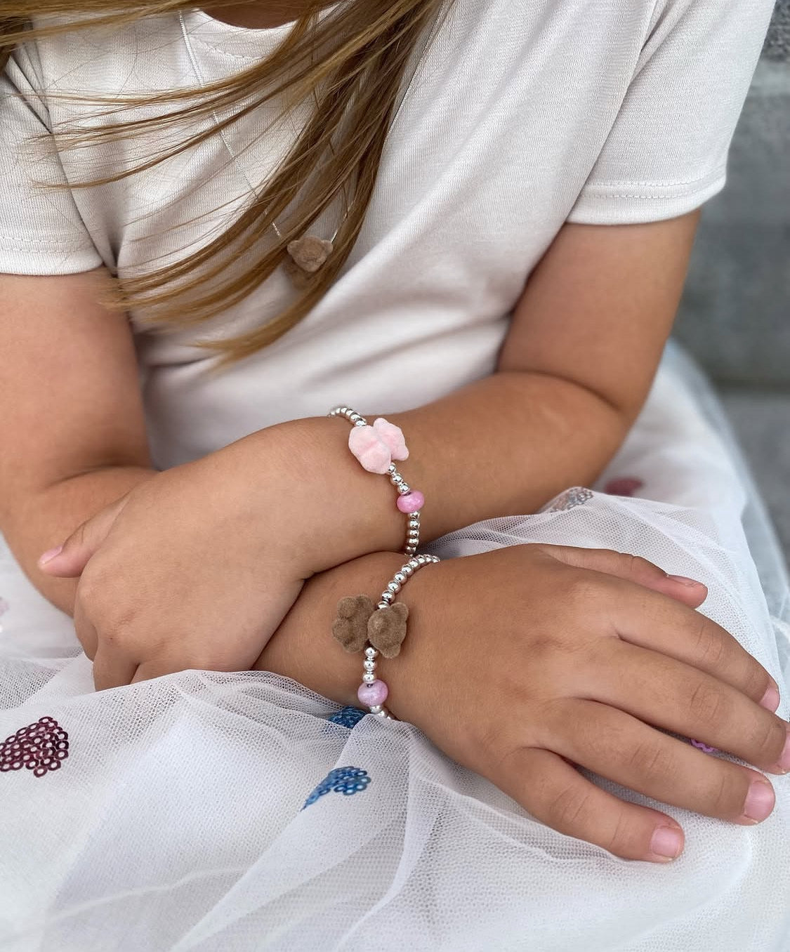 The Original 925 Teddy Bracelet - Brown Bear