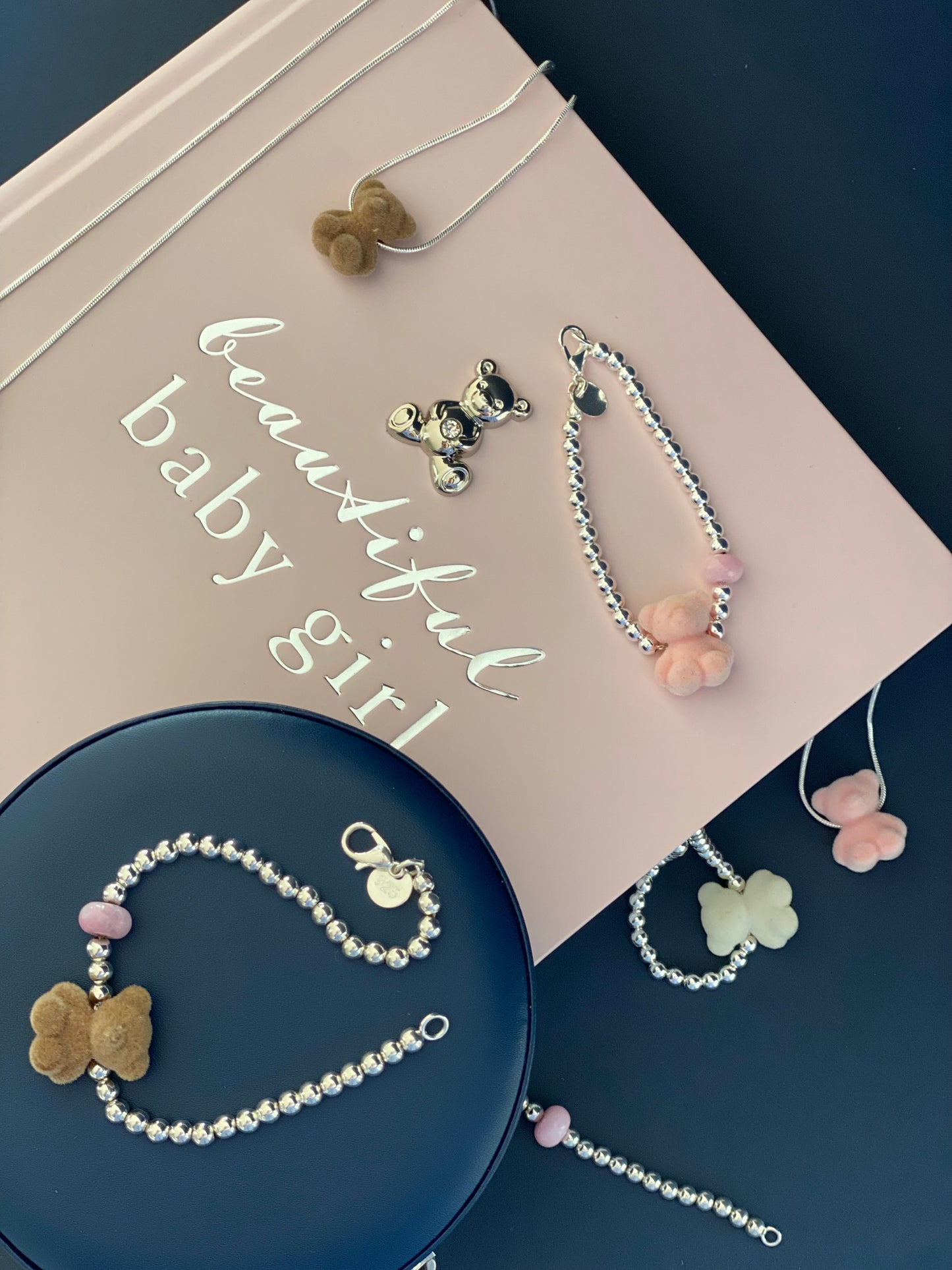 The Original 925 Teddy Bracelet - Brown Bear