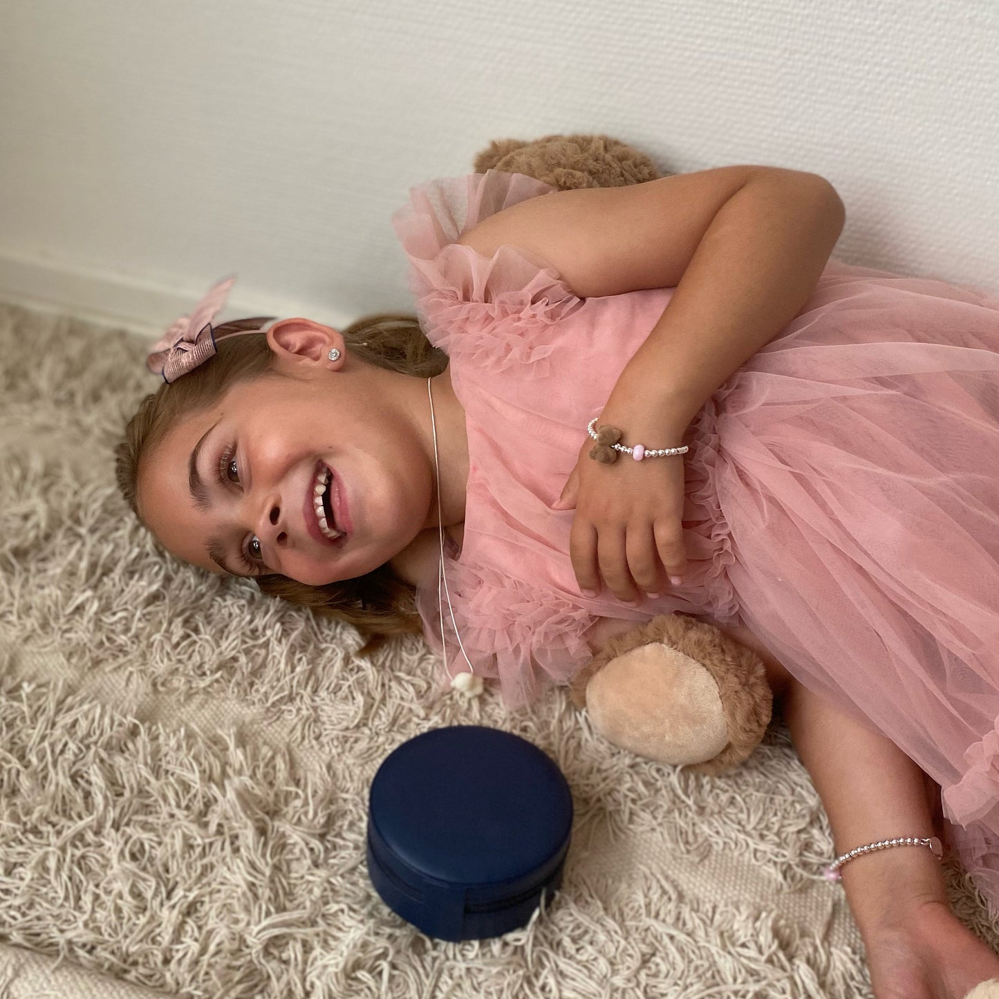 The Original 925 Teddy Bracelet - Brown Bear