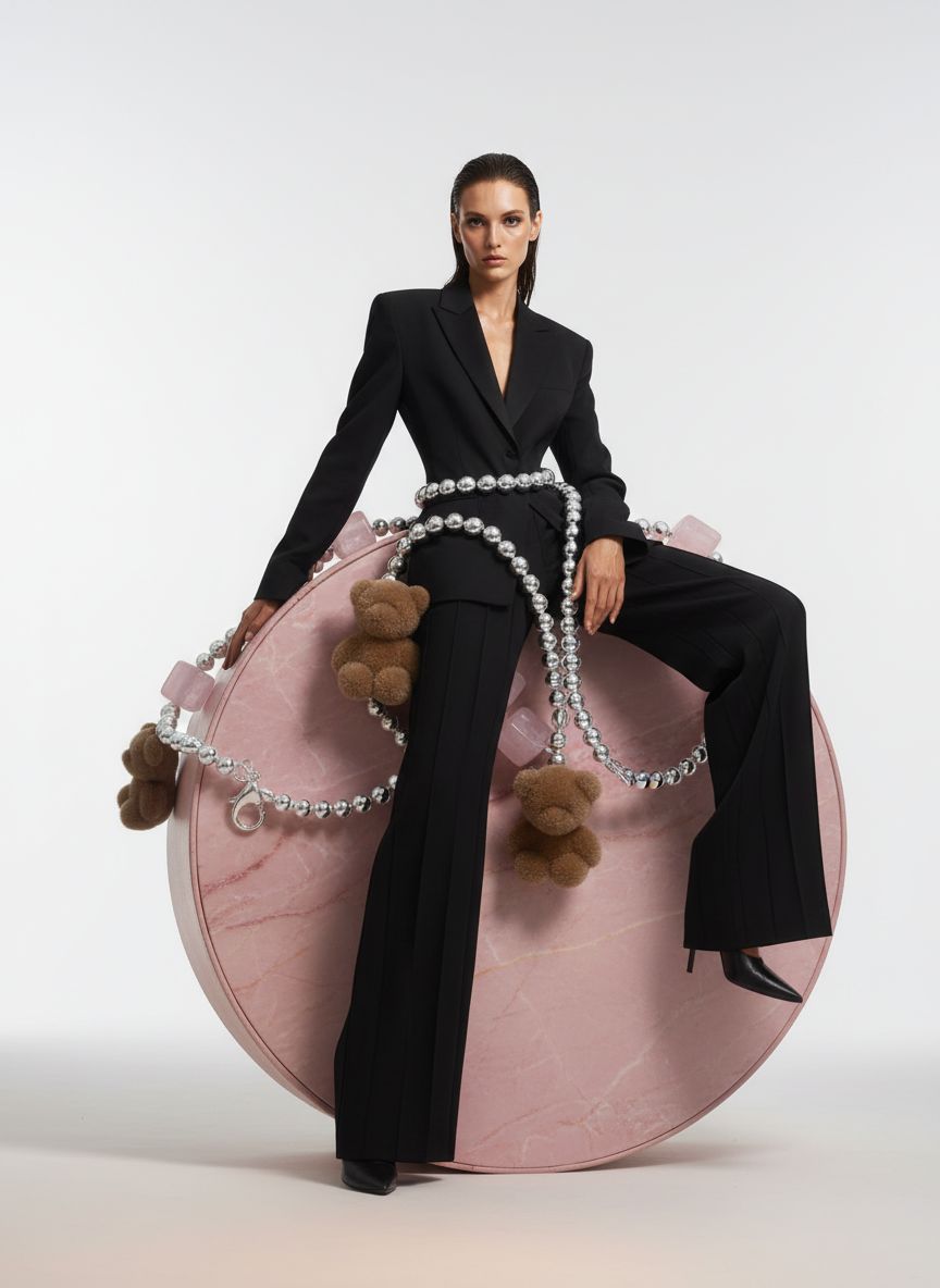 The Original 925 Teddy Bracelet - Brown Bear ( adult size )