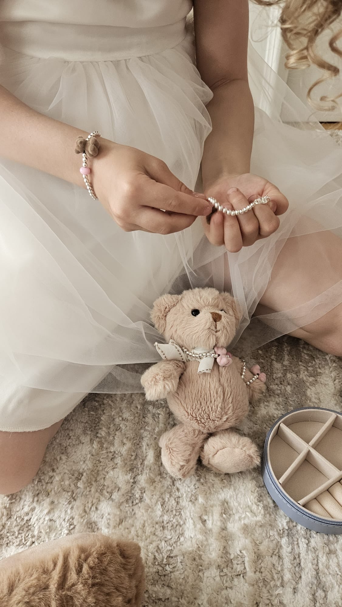 The Original 925 Teddy Bracelet - Brown Bear