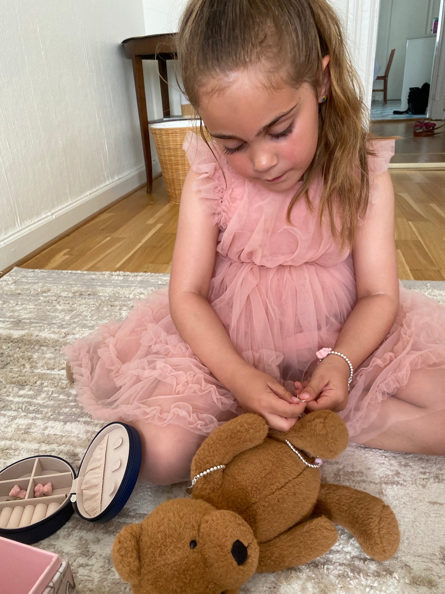 The Original 925 Teddy Bracelet - Brown Bear