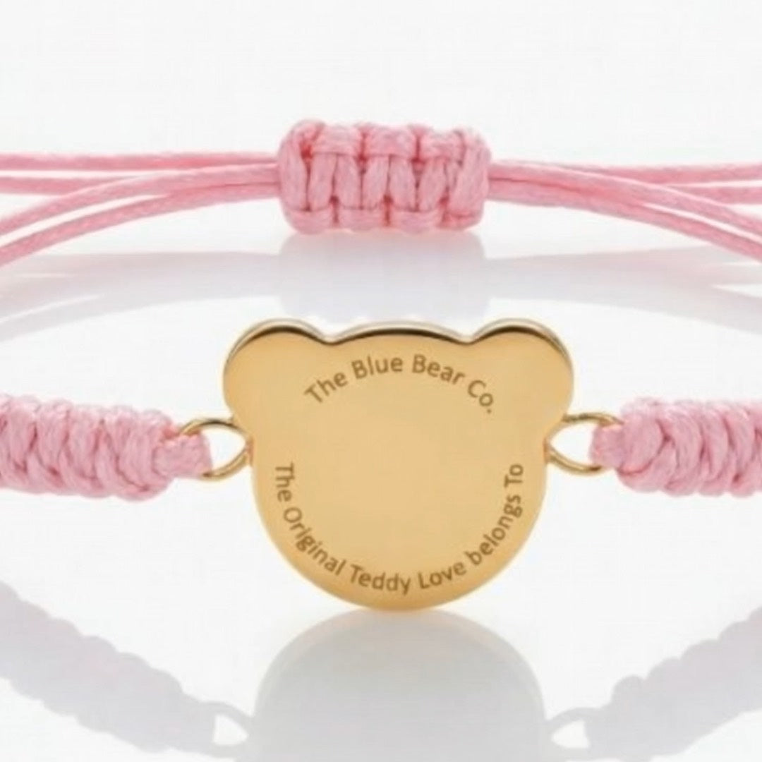 Teddy Love cord pink bracelet