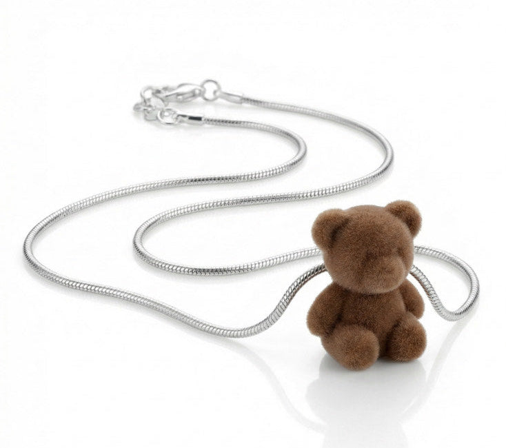 Brown 925 Original Teddy Necklace